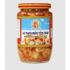 CA PHAO DAM TOM 베트남 양념 가지절임, 6개, 410g